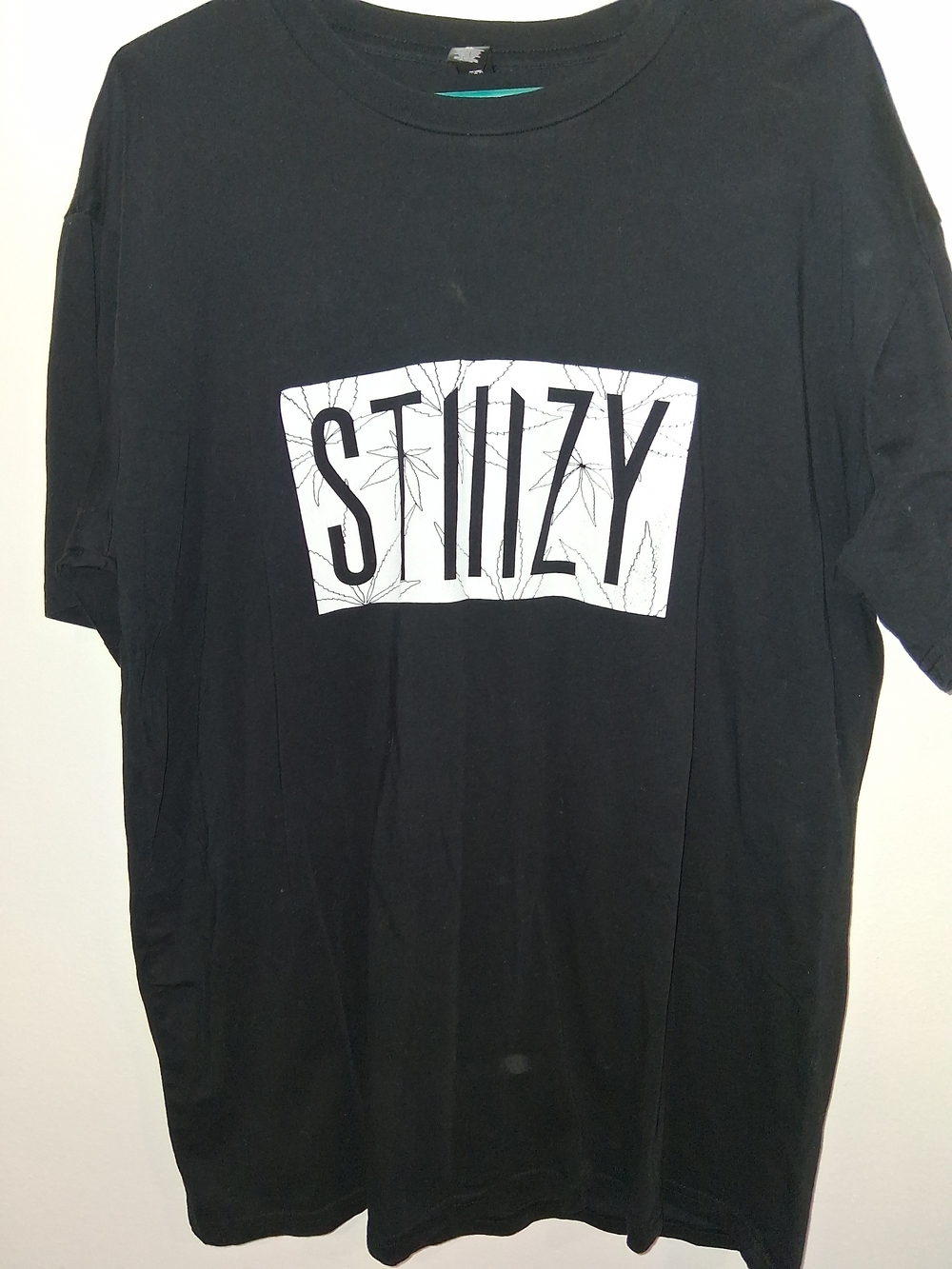 Staple Black Short-Sleeve Graphic Tee with White STIIIZY Panel